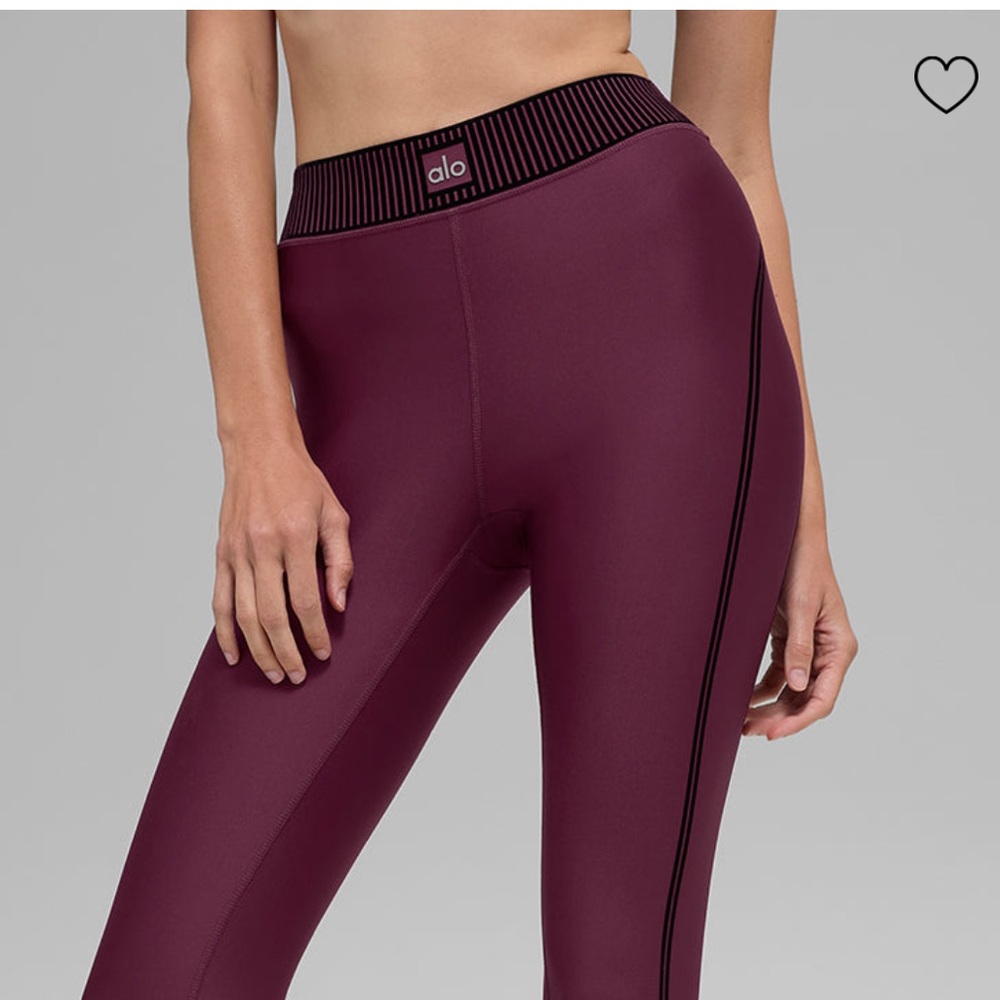 Alo airlift high waist  Burgundy Leggings 7/8